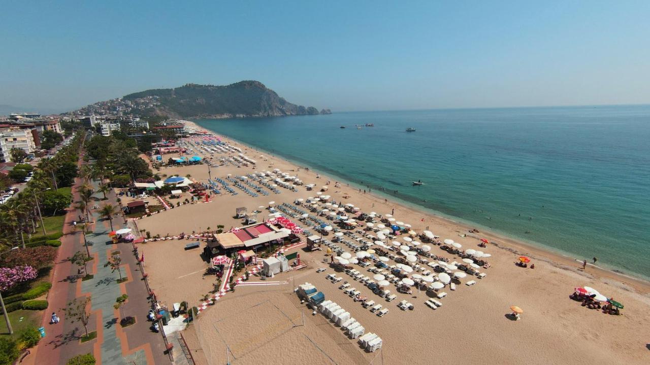 Hedef Kleopatra Otel Alanya Esterno foto
